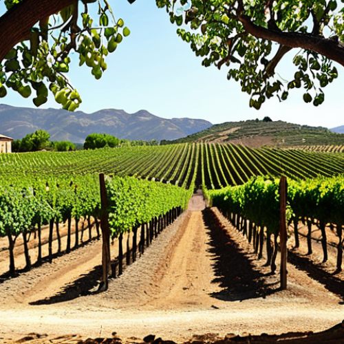 Home 4 ** "Tax incentives for reforestation in La Rioja vineyards, showcasing sustainable wine production. Focus on ancient oak trees and a modern winery blending with nature."
2. **