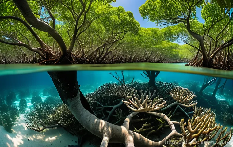 기후 변화 대응을 위한 생태계 서비스 활용 - The Silent Green Giants: Tropical Reforestation in Action**

An awe-inspiring, hyper-realistic aeria...